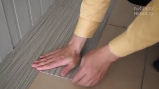 Instalación suelo vinílico Starfloor Click Ultimate en baños [upl. by Oravla]