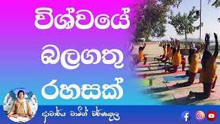 Universal Secret  විශ්වයේ බලගතු රහසක් by DrChamin Warnakula [upl. by Attenrad]