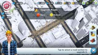 Upgrading Roads in SimCity BuildIt [upl. by Sorgalim]