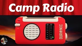 Duronic Hybrid AM FM Rechargeable Radio Review [upl. by Aufa]