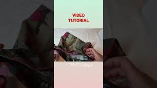 🔸️SACCHETTO BORSA con laccetto VIDEO TUTORIAL di MelCbags shortvideo [upl. by Fagin]