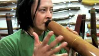 How to play didgeridoo  Sanshi teaches us a rhythm from Chikyu [upl. by Griseldis538]