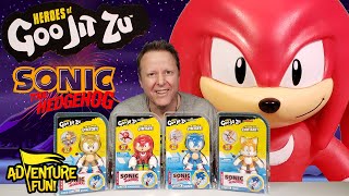 Heroes of Goo Jit Zu Sonic The Hedgehog KNUCKLES AdventureFun Toy review [upl. by Landre299]