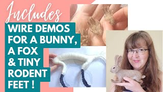 Complete Beginner’s Guide to WIRE ARMATURE for Realistic Needle Felted Animals includes 5 demos [upl. by Latreese931]