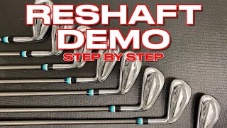 PERFECT IRONS TO LEARN GOLF CLUB RESHAFTING [upl. by Juley87]