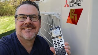 Mitsubishi Mini Split AC Remote Control Tutorial [upl. by Tapes]