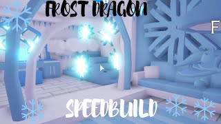 Frost Dragon BEDROOM SPEEDBUILD RobloxAdopt Me [upl. by Nnyroc]