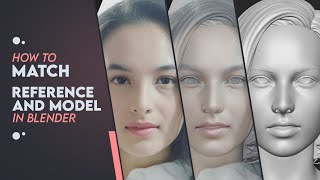 How To Match Reference And Model In Blender [upl. by Navert]