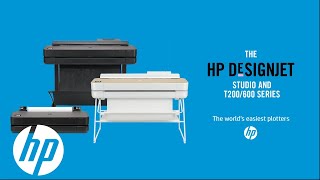 HP DesignJet Studio amp T200T600 World’s Easiest Plotters  Designjet Large Format Printers  HP [upl. by Aniles]