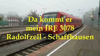 141017 IRE 3078 Bahnhof Radolfzell am frühen Morgen [upl. by Zachary128]