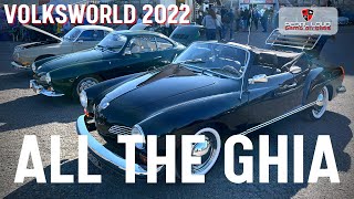 ALL THE KARMANN GHIAS FROM VOLKSWORLD 2022 SHOW  SANDOWN PARK [upl. by Nailij]