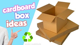 😍 You will love these 15 Ideas to make with cardboard boxes [upl. by Anialram]