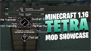 Tetra  Minecraft 116 Mod Showcase [upl. by Akinod]