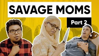 Savage Moms Part 2 Ft Lilly Singh  Superwoman  Jordindian [upl. by Anauqal]