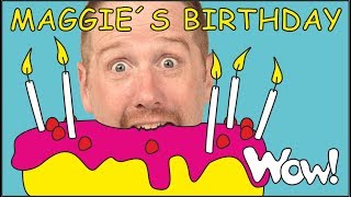 Maggies Birthday Story for Kids NEW from Steve and Maggie  Stories for Kids by Wow English TV [upl. by Eatnuhs]