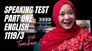 Speaking Test SPM Part 1  Easy Tips ENGLISH 11193  Ujian Bertutur [upl. by Auohp693]