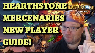 Hearthstone Mercenaries NEW PLAYER GUIDE Getting Started with Mercs [upl. by Eerej]