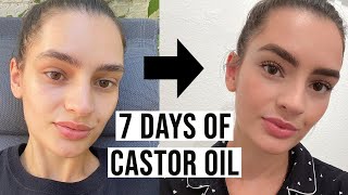 Trying Castor Oil for Eyelash Growth Before amp After  Peexo [upl. by Philis]