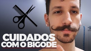 COMO CUIDAR DO BIGODE EM CASA [upl. by Leuqram]