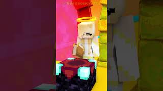 Judgement Heaven or Hell  Past Lives  fypシ゚ minecraft minecraftanimation sad [upl. by Donela754]