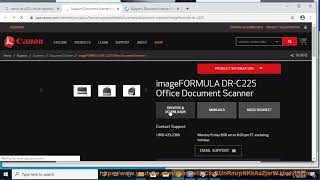 Fix Canon DRC225 Driver Issue on Windows 10 [upl. by Dutchman19]