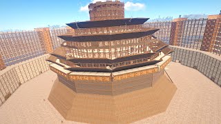 FG clan built the BIGGEST BASE allowed by the SERVER  SOLO RAIDING [upl. by Sucramrej]