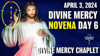 Divine Mercy Novena Day 6 ✝️ with Chaplet of Divine Mercy ✝️ April 3 2024 [upl. by Nesahc]