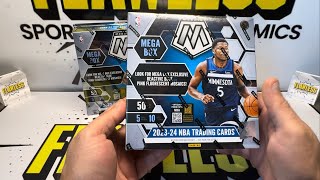 202324 Mosaic Basketball Mega Boxes NBA Licensed Greatness Ripping 2 Boxes [upl. by Aicirtac841]