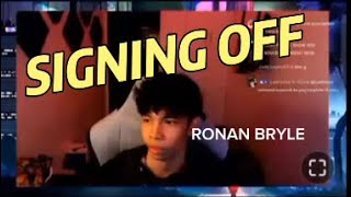 Ronan Bryle ‘s Partner in Crime Signing Off [upl. by Eng]