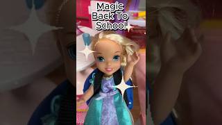 Anna and Elsa Toddlers Back To School Magic Morning Routine  elsaandanna barbie dolls [upl. by Yetnruoc]