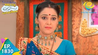 Taarak Mehta Ka Ooltah Chashmah  Episode 1830  Full Episode [upl. by Fons]