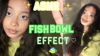 ASMR FISHBOWL EFFECT INAUDIBLE WHISPERINGMOUTHSOUNDS ♡ ♡ ♡ [upl. by Eddana]