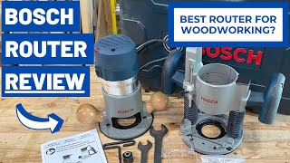 Bosch 1617EVSPK Router Review Fixed amp Plunge Base  Best Allaround Woodworking Router [upl. by Kazim]