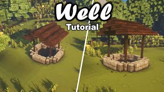 Minecraft Build well tutorial [upl. by Sverre]