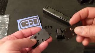 CampH Precision Glock MOS Mounting Plate RMR Holosun CHPWS [upl. by Jeromy232]