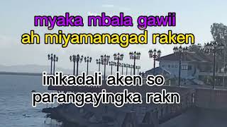 SALAGINTOmaranao song KARAOKE🎤 with lyrics [upl. by Scevo]