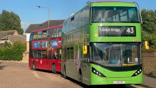 Shabby FRV  TFL Bus Route 43 Friern Barnet  London Bridge  Enviro 400 EV City  Metroline [upl. by Leverett]