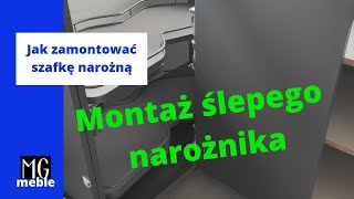 Montaż mebli kuchennych Ślepy narożnik [upl. by Lay]