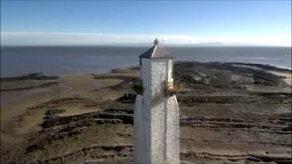 Aerial views of Southerness and Rockcliffe on the Solway Firth SW Scotland [upl. by Anuayek]