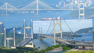 Tsing Ma Bridge in Hong Kong [upl. by Hildy]