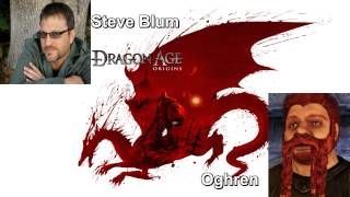 Dragon Age Origins Sounds  Companion Dialogue Oghren [upl. by Priebe]