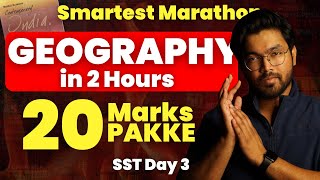 CLASS 10 Geography  SECURE 20 MARKS Sure Shot SST  Smartest Marathon [upl. by Gilcrest577]