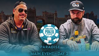 WSOP Paradise Main Event  Day 2 With Daniel Negreanu And Boston Rob 15M Prize [upl. by Lleumas]