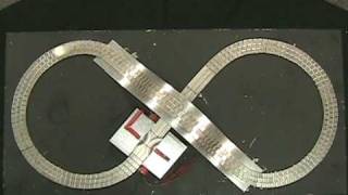 Superconducting Magnetic Levitation MagLev on a Magnetic Track [upl. by Atteyek]