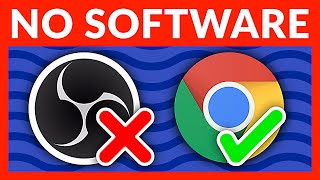 How to live stream without software  OBS alternative [upl. by Anowahs]