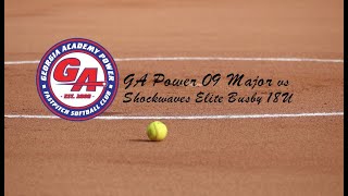 GA Power 09 Major vs Shockwaves Elite Busby 18U 3 24 2024 [upl. by Aznerol]