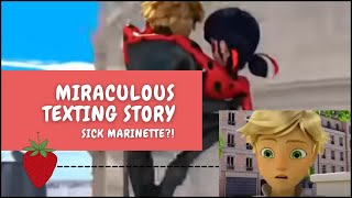 Miraculous Texting Story  Marinette is SICK Chat Noir is WORRIED LadyNoirAdrienette [upl. by Mapes]