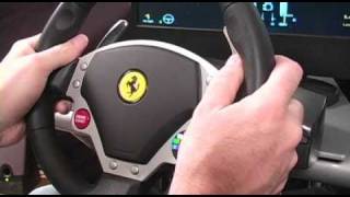 Ferrari F430 Force Feedback Thrustmaster Racing Wheel Review [upl. by Lancey96]