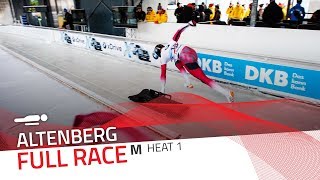 Altenberg  BMW IBSF World Cup 20172018  Mens Skeleton Heat 1  IBSF Official [upl. by Essex]