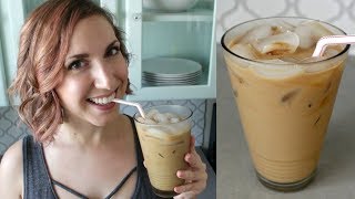 BEST ICED COFFEE  Easy Iced Coffee Recipe Dairy Free [upl. by Arvad994]